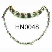 Assorted Colored Semi precious Chip Stone Beads Hematite Beads Stone Chain Choker Fashion Women Necklace